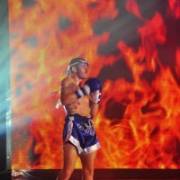 Mikey steps out of the flames