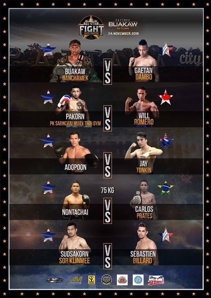 All Star Fight Line up